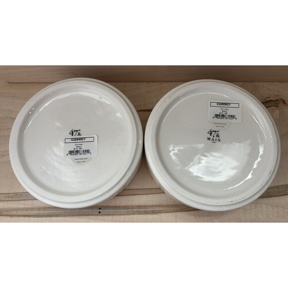 Creative Brands 47th & Main Ceramic Pet Bowl Dinner & Drinks Set Brand New - Picture 4 of 4
